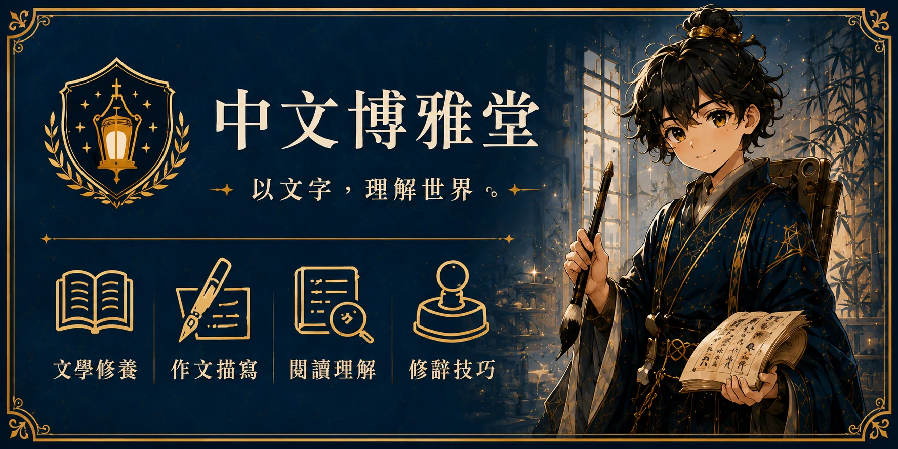 中文博雅堂主視覺