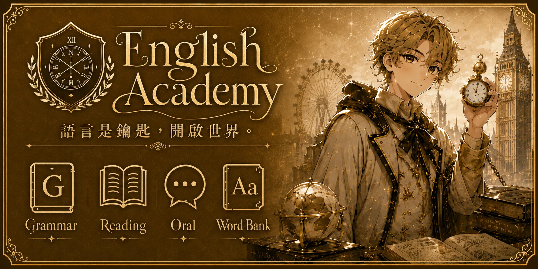 English Academy故事系列主視覺